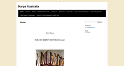 Desktop Screenshot of harpsaustralia.com